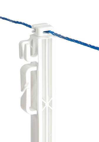 Plastový ohradníkový sloupek se stupátkem 114 cm zelený AKO (44417)