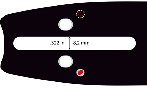 Vodící lišta 18" (45 cm), .325" 1,3 mm,Oregon 180TXLBK095