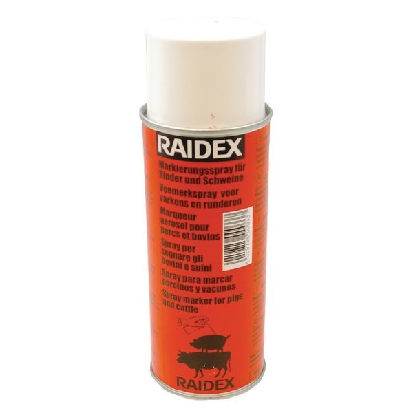 Sprej pro značení zvířat 400ml Raidex červený (VV8041)