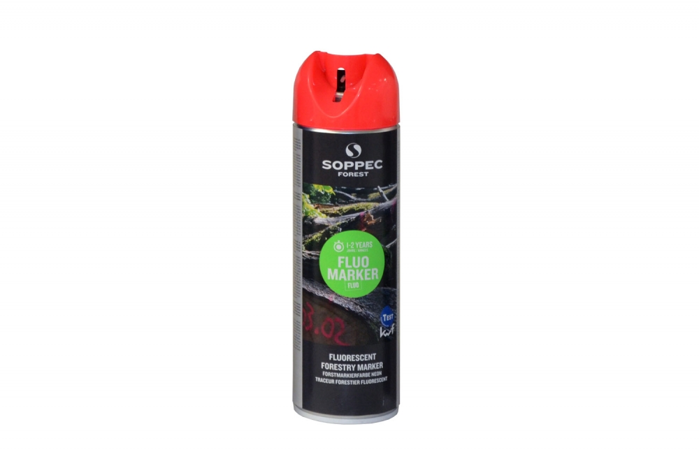 Lesnický značkovací sprej SOPPEC fluo Marker červená, 500ml (IT-5068010)
