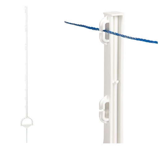 Plastový ohradníkový sloupek se stupátkem 158 cm zelený AKO (44418)