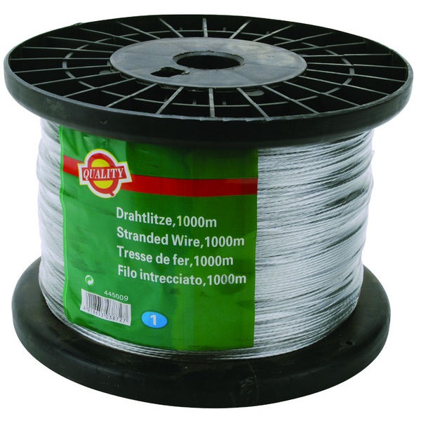 Pletené drátěné lanko (1,5mm 1000m 7 drátů) AKO (K445009)