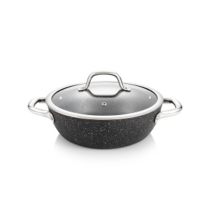 Pánev hluboká PRESIDENT Stone s poklicí pr. 26 cm