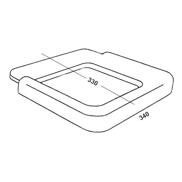 Lišta pro žlab pro koně Ok Plast (K1620100311)