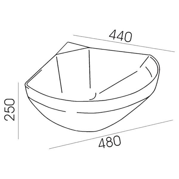 Rohový žlab pro koně 16 litrů Ok Plast (K1620100215)