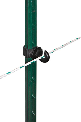 Kruhový izolátor s klipem pro T-POST 25 ks AKO