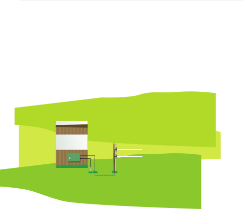 Vysokonapěťový kabel do země 1,6 mm 0,014 Ω/m 100 m AKO (440111)