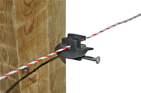 Hřebový izolátor pro drát včetně hřebíku 10cm AKO (44368)