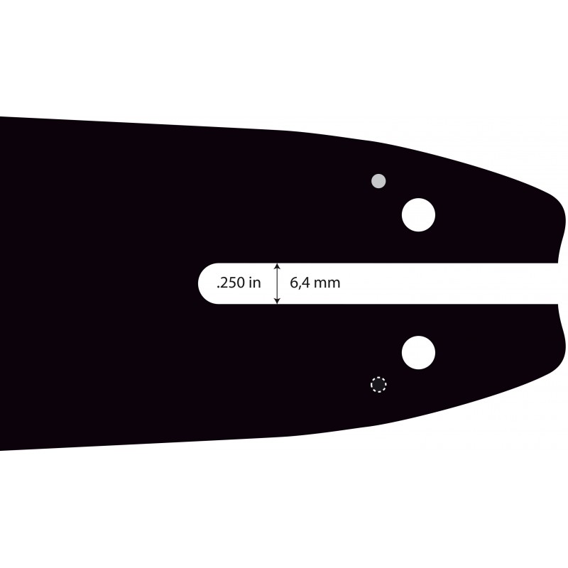 Vodící lišta SINGLE RIVET 30cm 3/8" 1,3mm Oregon 120SDEA318