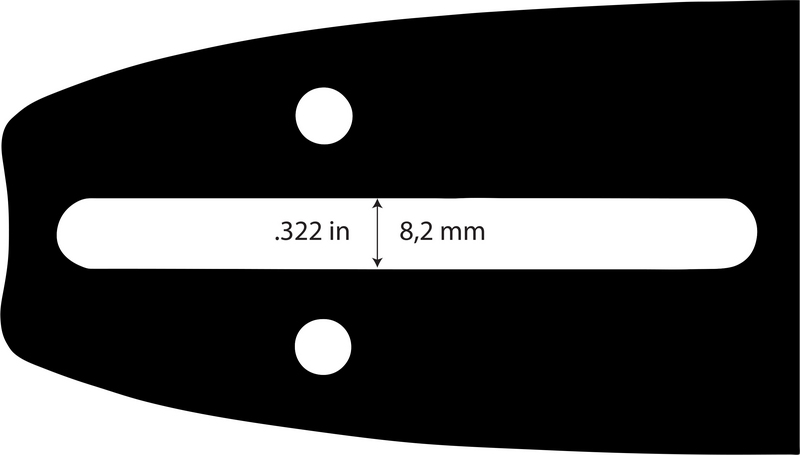 Vodící lišta ADVANCE CUT 25cm 3/8" 1,3mm Oregon 100SXEA041