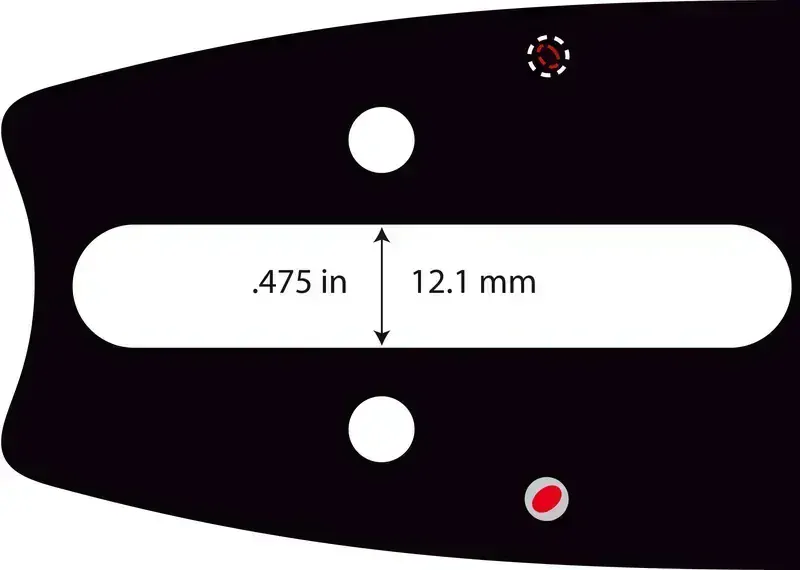 Vodící lišta 16" (40 cm), 3/8" 1,6 mm 135 článků, Oregon 163ATMD025