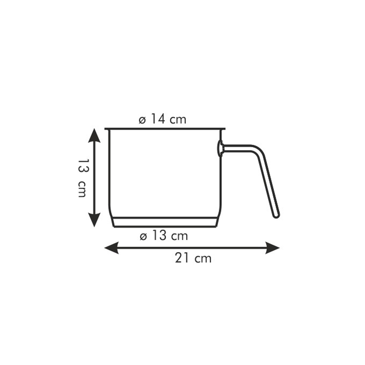 Mlékovar HOME PROFI pr. 14 cm, 1,8 l