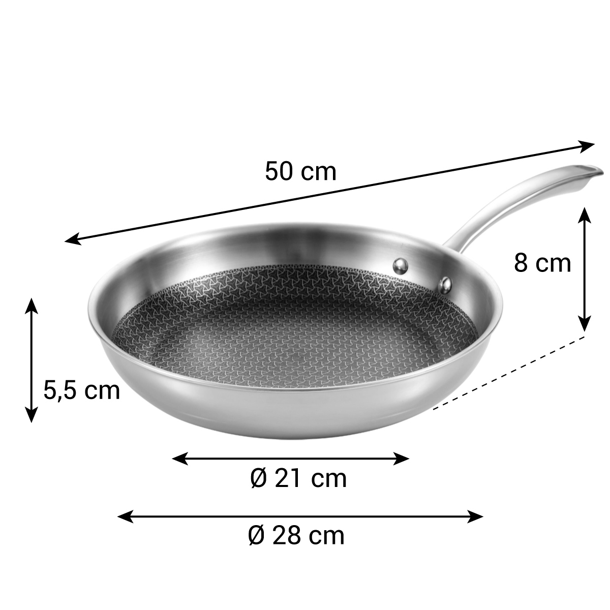 Pánev SteelCRAFT pr. 28 cm