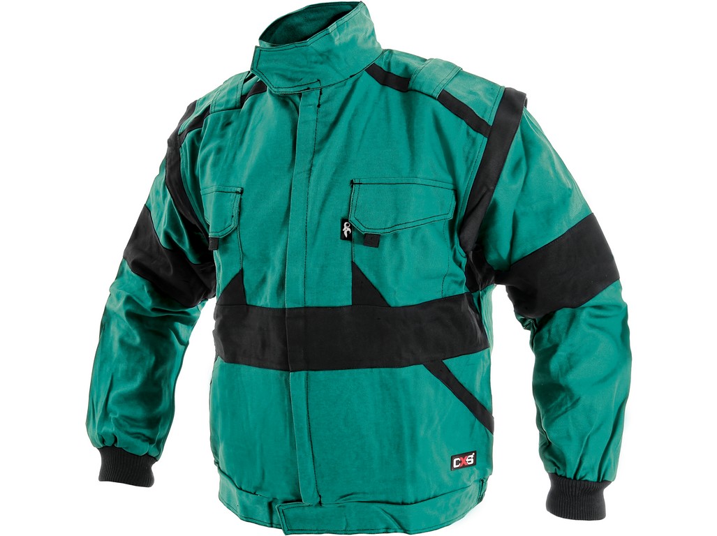 Prodloužená montérková blůza CXS Luxy Eda zeleno-černá (101000751054) vel. 54