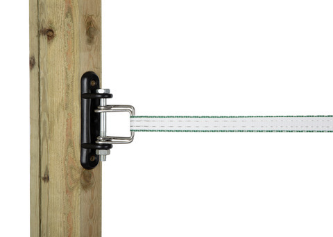 Rohový izolátor pro brány a rozvětvení pásek 40 mm AKO (44348)