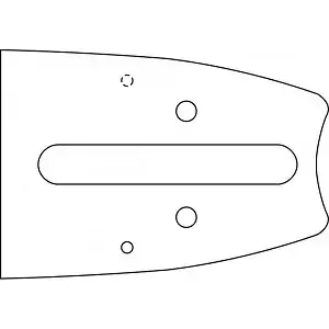 Vodící lišta 16" (40 cm), 3/8" 1,6 mm 60 článků, Oregon 163RNDD025
