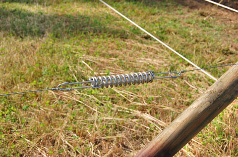 Pružina snižující napětí v drátu Nirosta 2,5 mm galvanizováno AKO (44704)