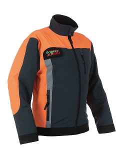 Strečová lesnická bunda Profesional Forestprofi šedá-oranžová