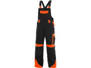 Pánské montérkové lacláče CXS Sirius Brighton černo-oranžové (1030001803)