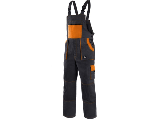 Pánské montérkové lacláče CXS Luxy Robin černo-oranžové (1030006803)
